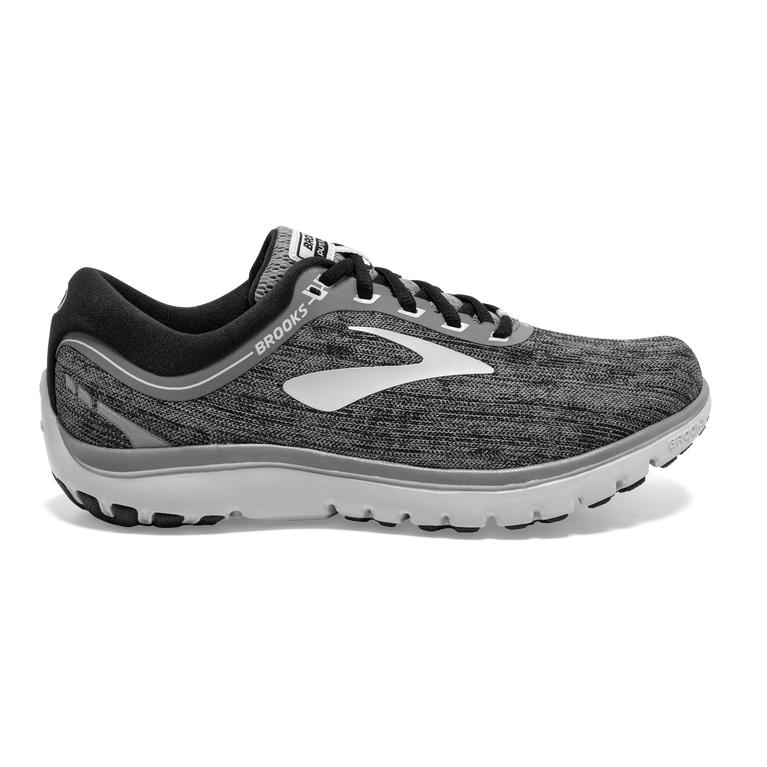 Brooks PUREFLOW 7 Road Running Shoes Womens Sale - Primer/Black/Oyster (UXI523064)